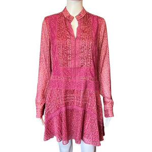 Derek Lam 10 Crosby Metallic Mini Shift Dress